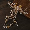 Crystal Pearl Bridal Tiaras Hairbands Hairpins Bridesmaid Diamante Hair Vine Accessories Wedding Hair Comb Hair Band Jewelry