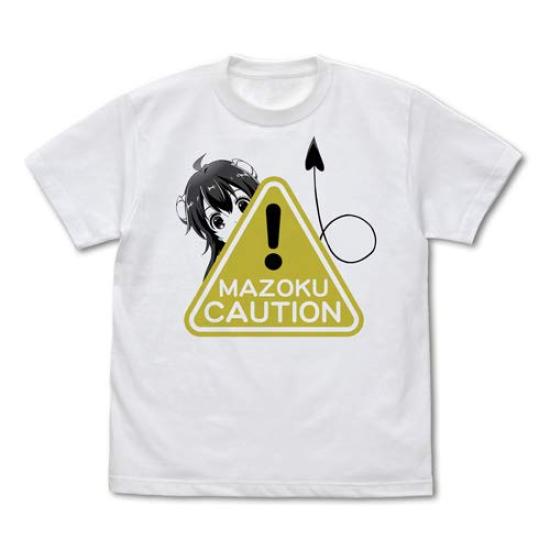 

Cospa Machikado Mazoku Shamiko Mazoku Caution T-shirt WHITE M size