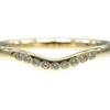 TIFFANY&Co. Gebogener Bandring K18 Gelbgold/9P Diamant #6.0(US-Grösse) 2,53g Damen Gebraucht