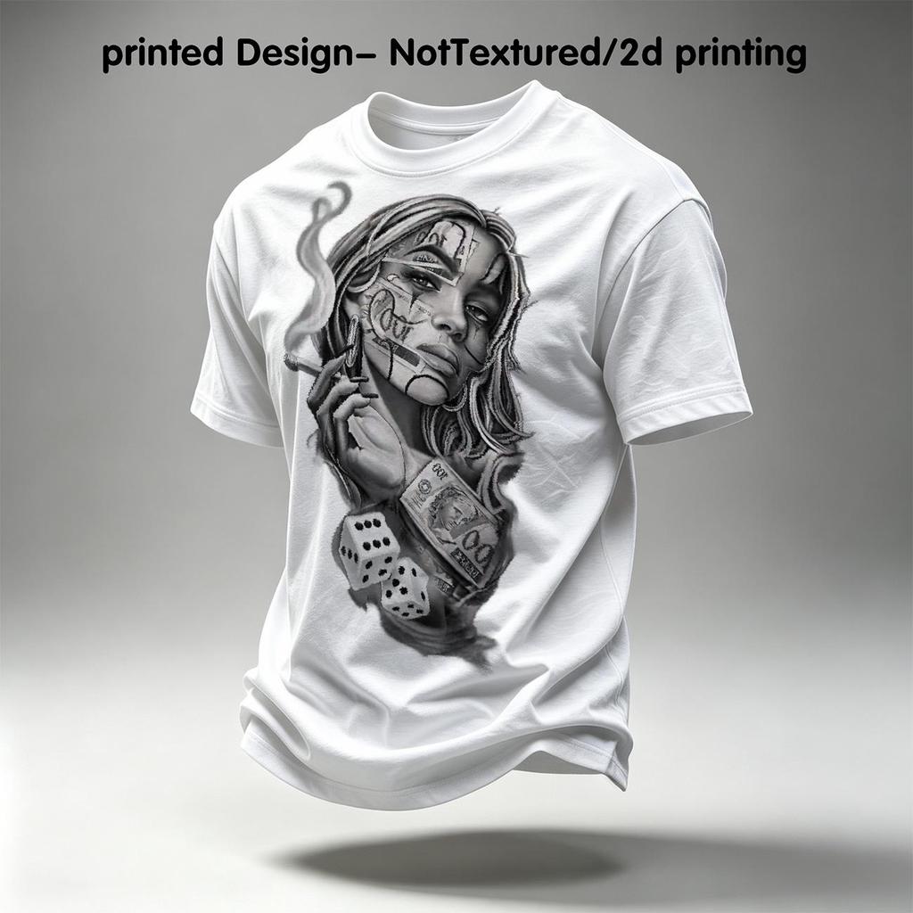 Men's Day of the Dead Graphic T-Shirt, Breathable Comfortable Casual Streetwear, Versatile Daily Wear with Fun Creative Design