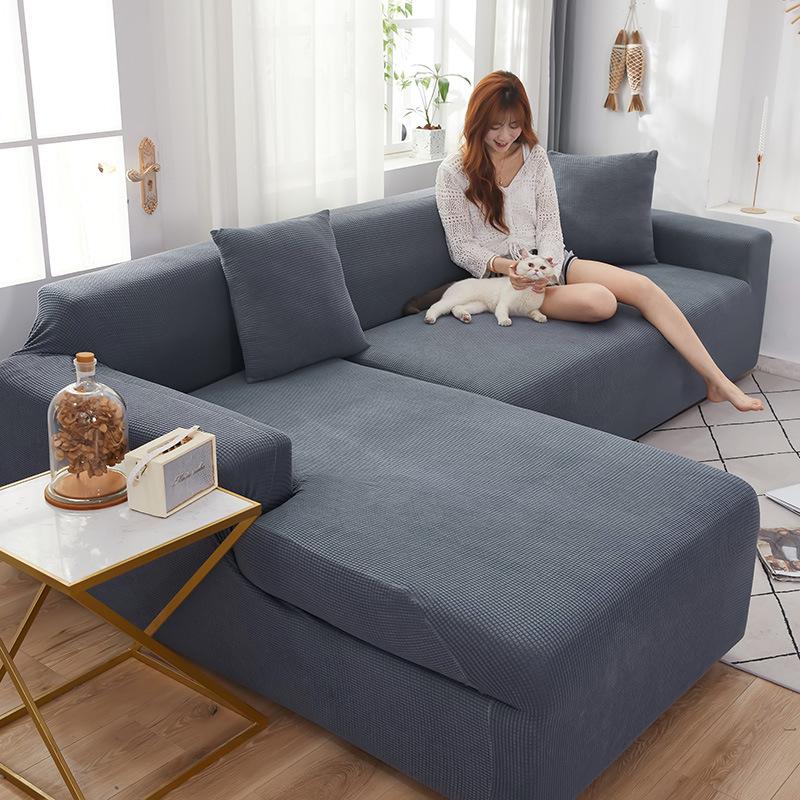 Anti-Scratching Stretch Sofa Cover Cover Simple Modern Sofa Cushion Four Seasons Universal Ins All-Inclusive Universal Cover Cloth