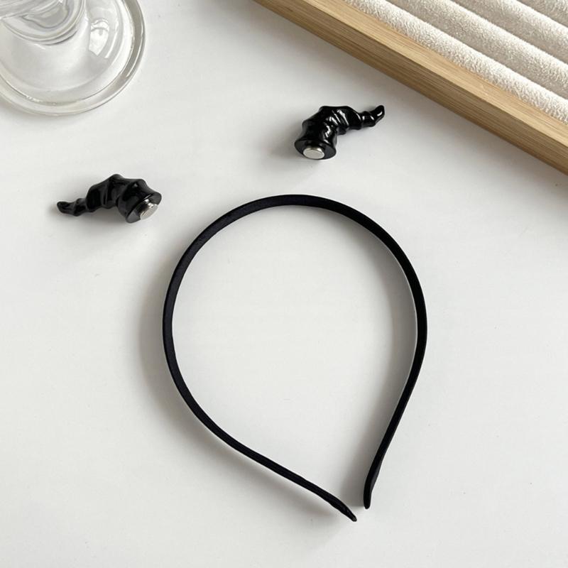 Devil Horn Hairband For Halloween Costume Parties Detachable Horn Hairband Hair Styling Accessory For Adult Kids Party