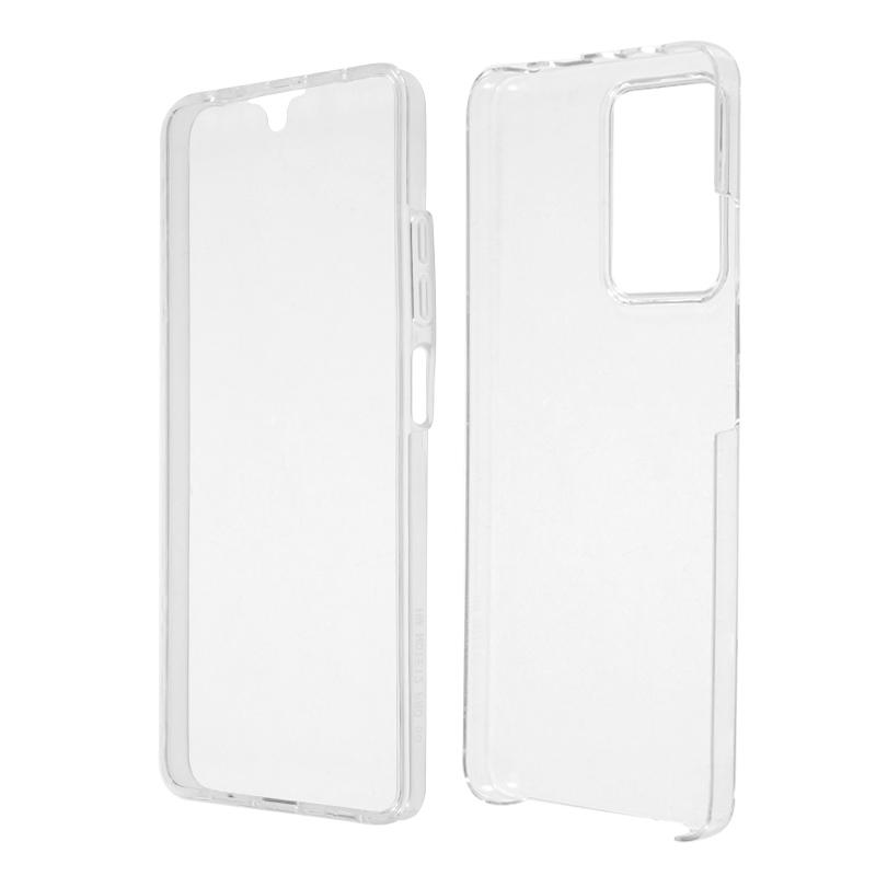 For Xiaomi Poco X5 Pro 5G/Redmi Note 12 Pro 5G Shockproof Case Anti-Fall Phone Case TPU Frame+Acrylic Back+PET Front Guard