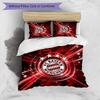Set Lenzuola 3 Pezzi con Stampa Modello Bayern Monaco Morbido Delicato sulla Pelle Lavabile Copripiumino e Federe Set Tutte le Stagioni Camera da Letto