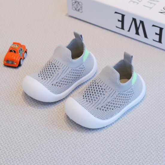 Baby's soft soled walking shoes, breathable mesh socks, one foot stepping baby walking shoes