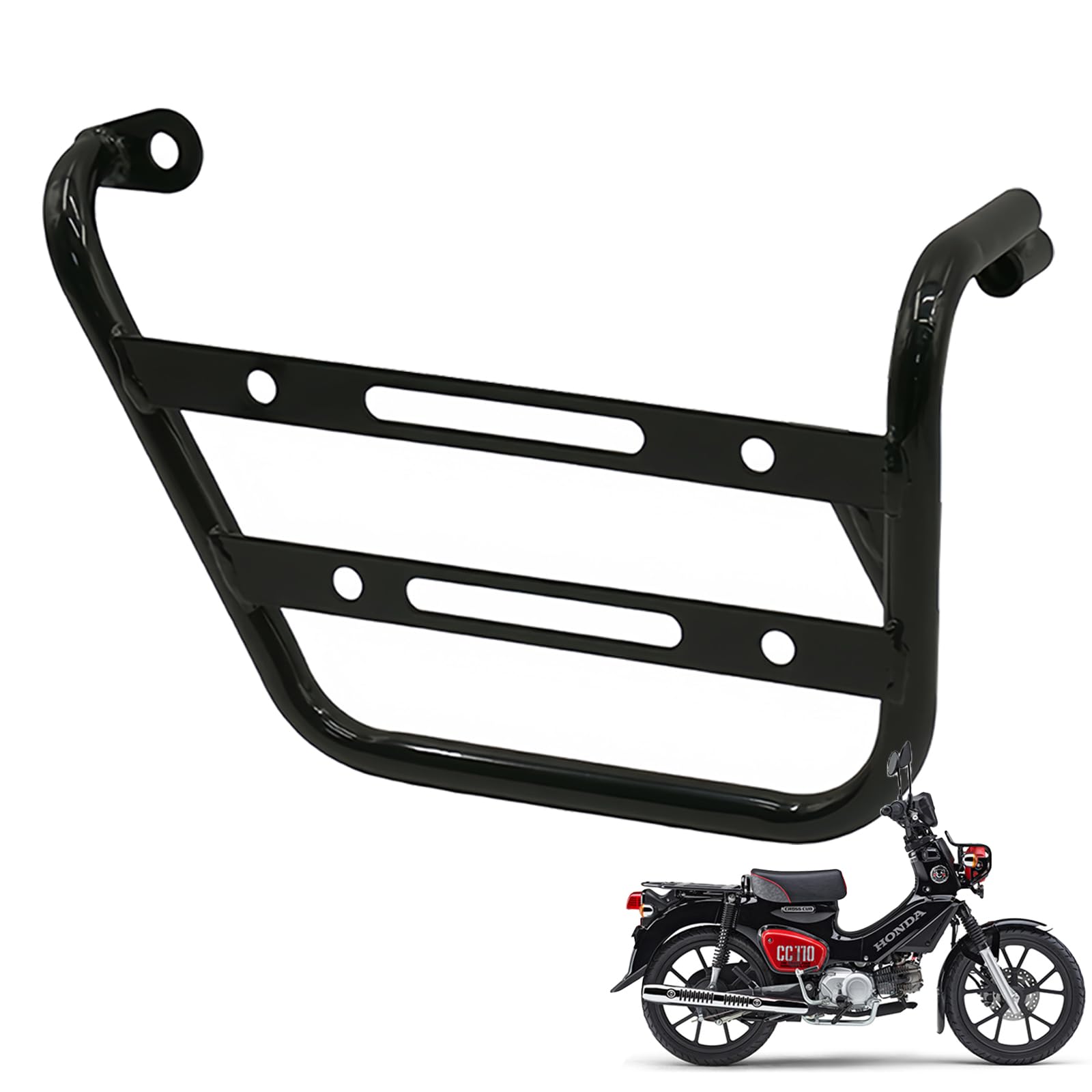 

PGMTOING Motorcycle Side Bag Supports for Cross Cub Cub Motorcycle Tire Side Bag Luggage Waterproof and Rustproof Saddlebag Support Solid Sturdy Side