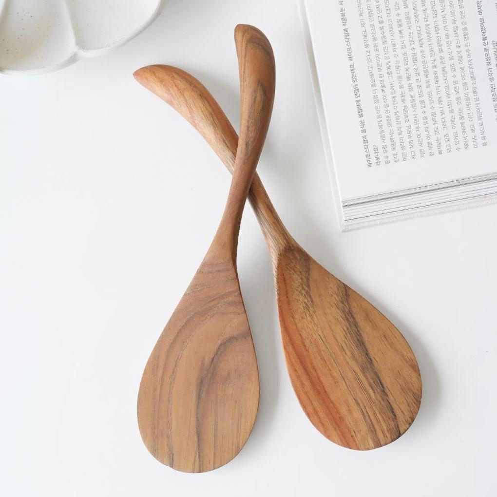 Handmade Teak Wood Kitchen Utensil Spatula