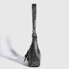 IELGY Ladies One-Shoulder Underarm Bag Retro Motorcycle Cross-Body Crescent Bag