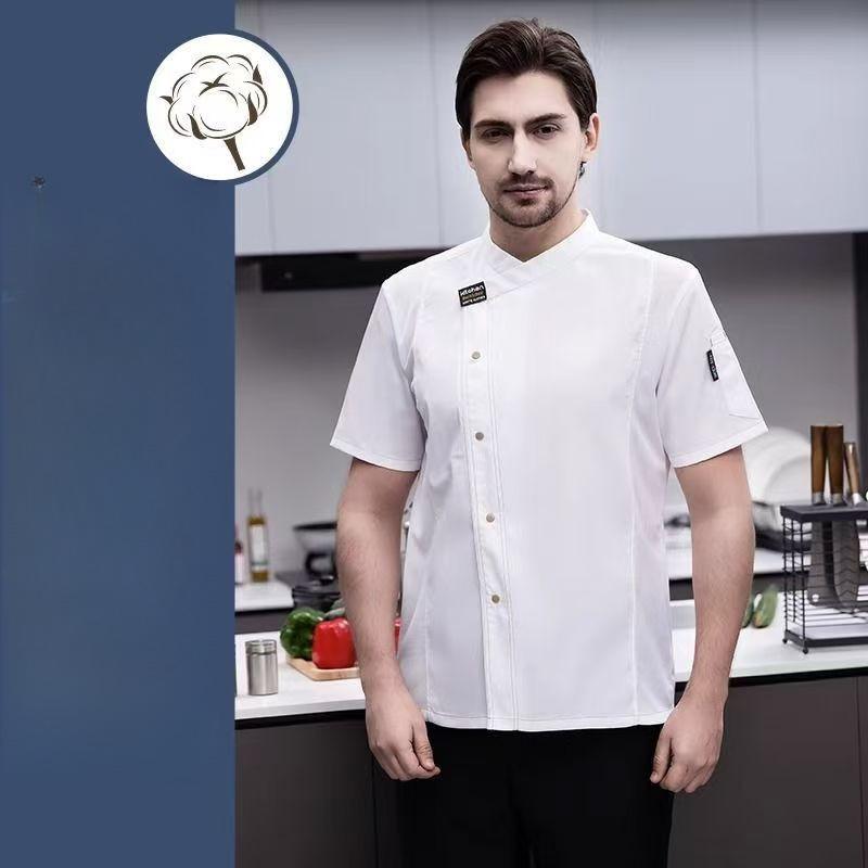 Cook Hotel Restaurace Jídelna Pekařství Kavárna Košile Kuchařský Kostým Stravovací Služby Kuchyňská Pracovní Uniforma Dospělý Šedá Kuchařská Bunda Kabát