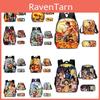 Anime One Piece School Bags Set Large Capacity Oxford Backpack For Kids Cartoon Design Breathable And Waterproof