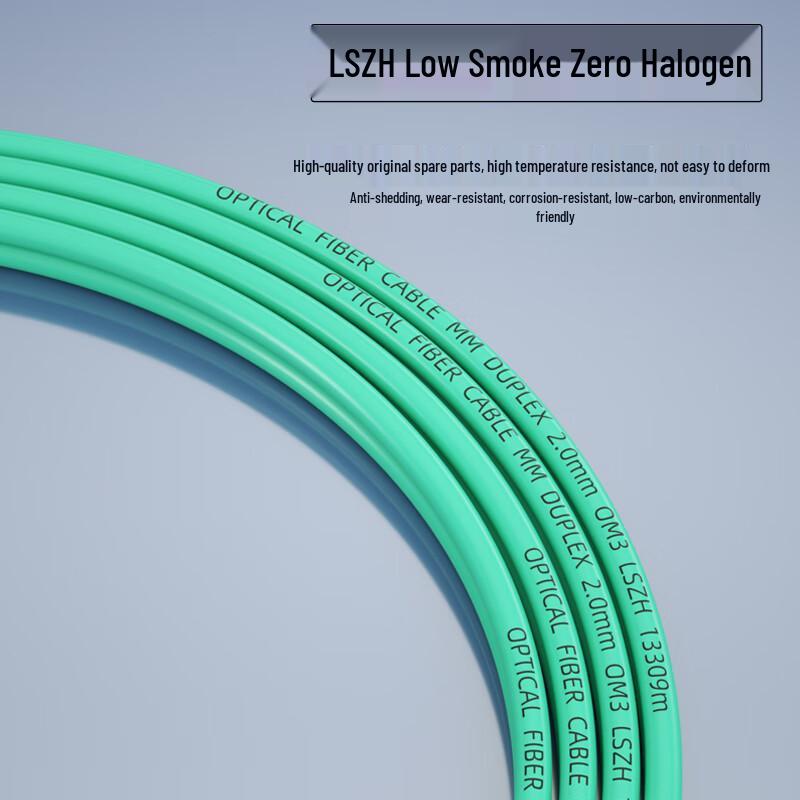 G.C.X 10 Gigabit OM4 Multimode Simplex SC-SC LSZH Fiber Optic Patch Cable