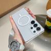 Dream Flash Powder Magnetic Suction Large Hole, Suitable for Samsung S25Ultra Mobile Phone Case Charging S25Plus Anti-drop Protective Case