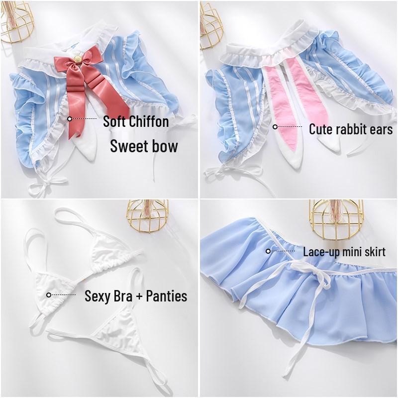 Little Rabbit Erotic Lingerie: Sexy Role-Playing Uniform for Passionate Bedtime