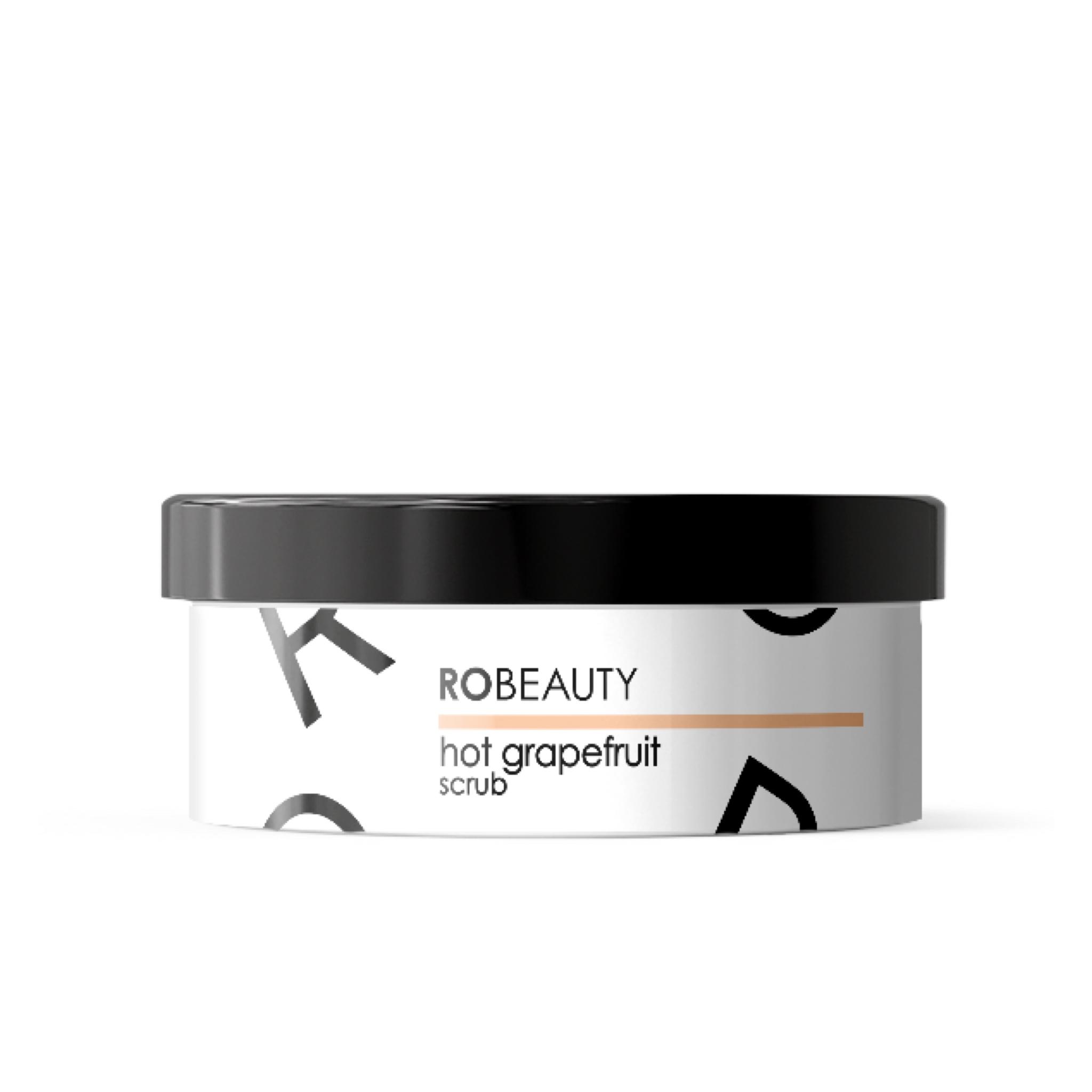 

Грейпфрутовий антицелюлітний скраб для тіла з активним компонентом HotFlux Grapefruit scrub RoBeauty 350 г