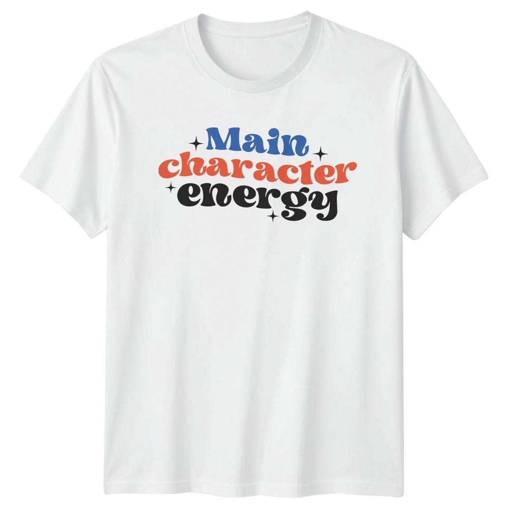 Main Character Energy TShirt Retro Groovy 2026 Birthday Gift For Him And Her S