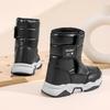 Winter Children's Fashionable Fleece Warm High Top Outdoor Cotton Boots Snow Boots Casual Cotton Shoes