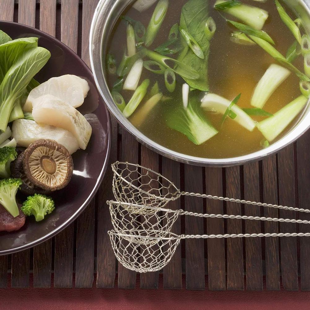 Colander Spoon Dinner Cookware Stainless Steel Oil Filter Hot Pot Fondue Sieve Colander Spoon Dinner Cookware Stainless Steel Oil Filter Hot Pot Fondue Sieve
