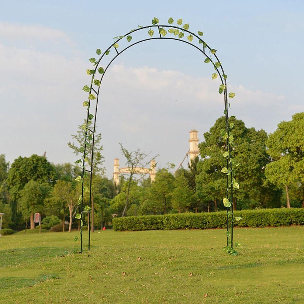 Black White Green Balloons Archway Iron Art Plant Support Trellis Flower Frame Door  Indoor Outdoor