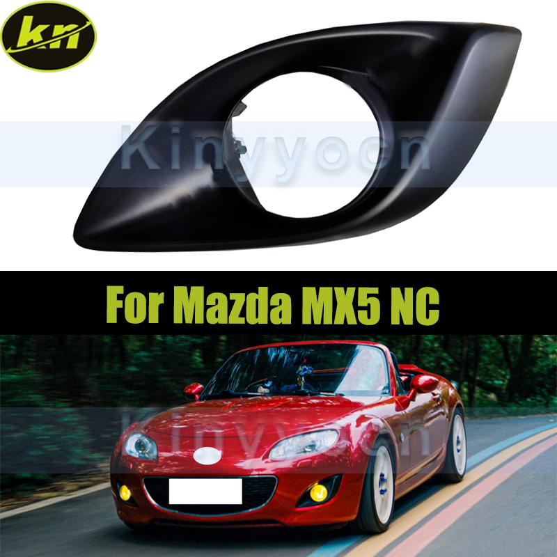 Front Bumper Fog Light Grille Fog Cover For Mazda MX5 NC Fog Lamp Cover Bezel Replacement
