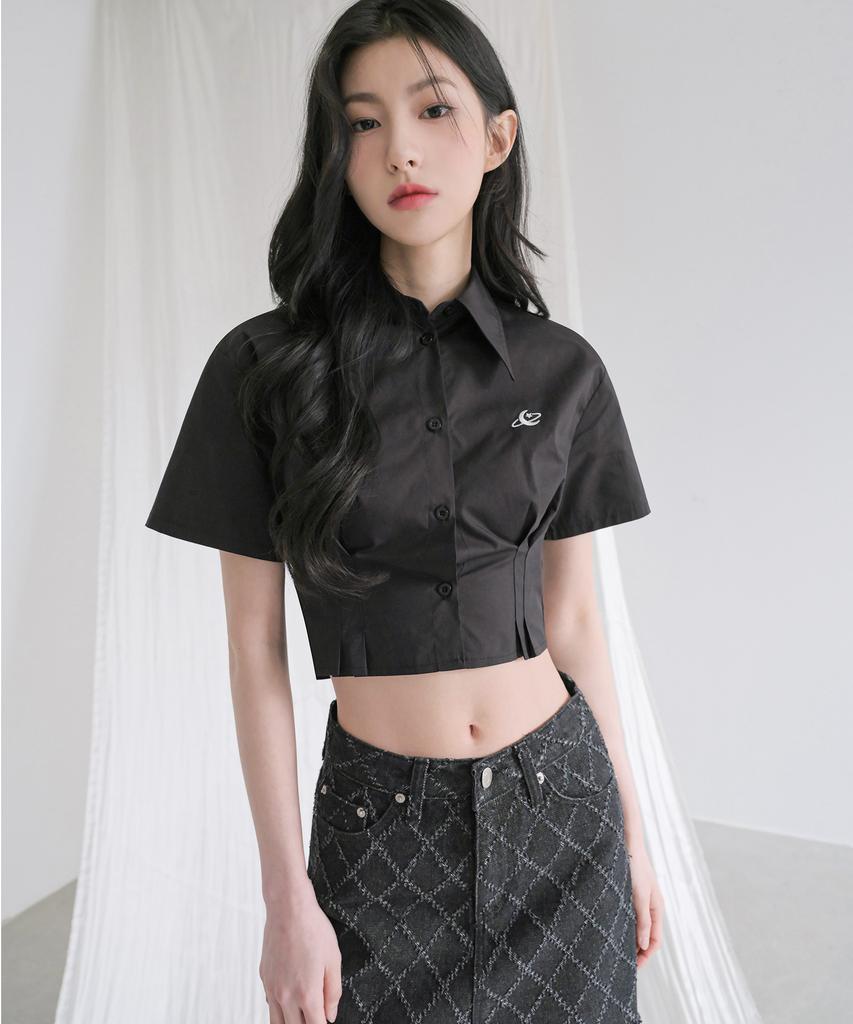 AVANDRESS Ailey Crop Shortsleeve Shirt - 4Col
