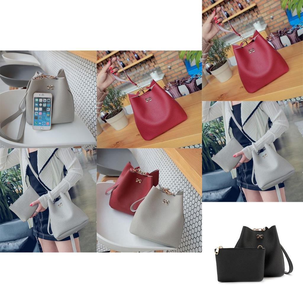Premium Quality New Fashion Bucket Bag For Women In Elegant Pure Color Design