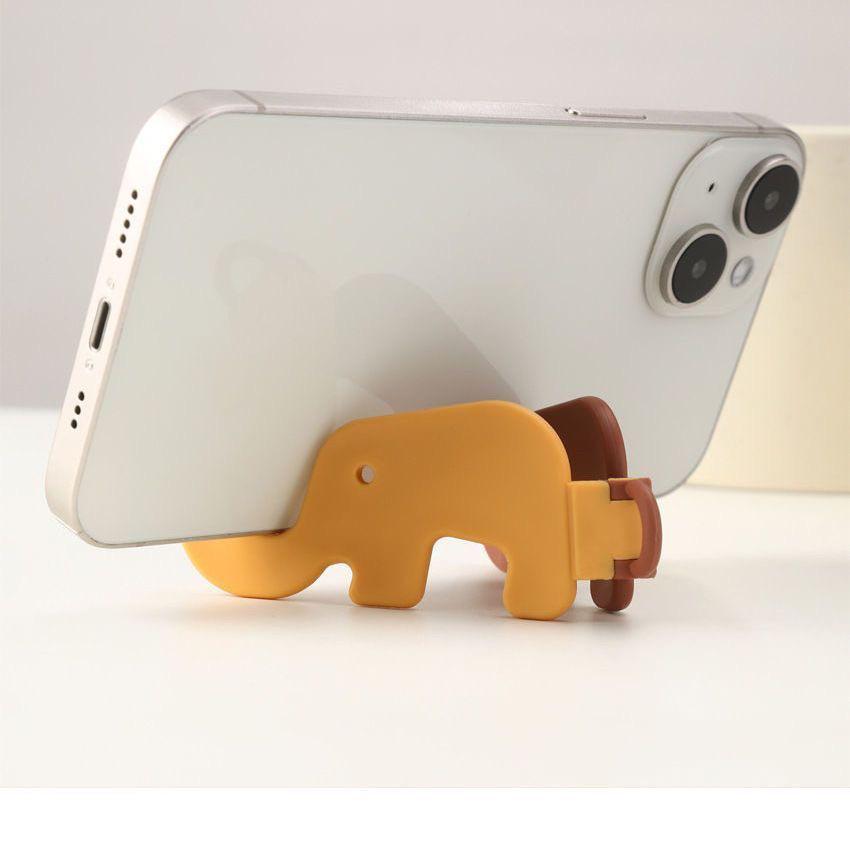 Creative Elephant Phone & Tablet Holder: Foldable, Multifunctional, Portable Desktop Stand