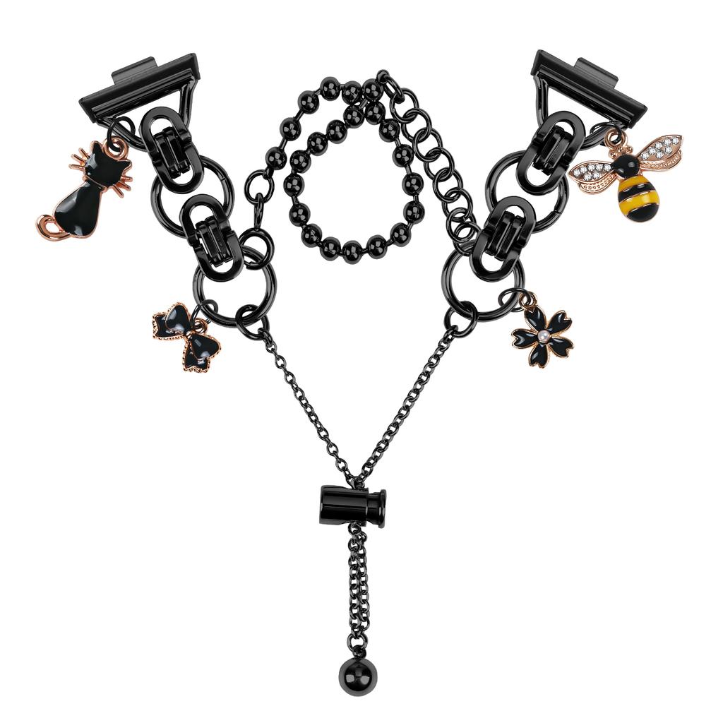 Galwanizowany Metalowy Pasek z Podwójnym Ogniwem do Huawei Watch Fit 3/Watch 4/4 Pro Pasek do Zegarka Sznurek Regulowany