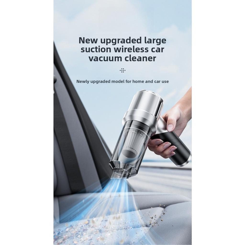 Aspirator auto portabil multifuncțional wireless de mare putere - Încărcare USB, Colector de praf cu aer comprimat, Uscător de păr