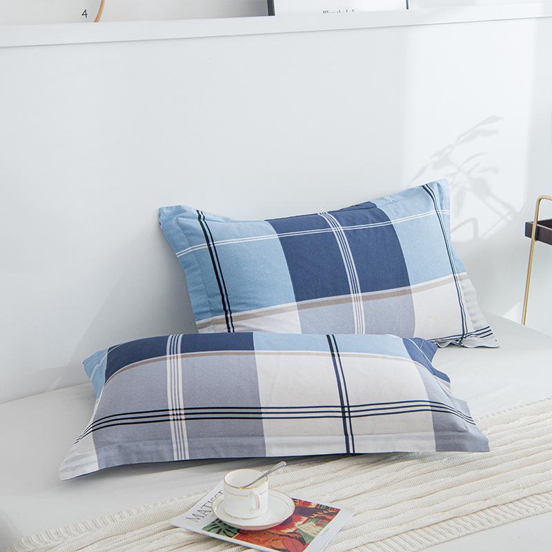 2PCS 48cm×74cm Pillowcase Pair Pillowcase Flower Printed Pillowcase Student Pillowcase Pair