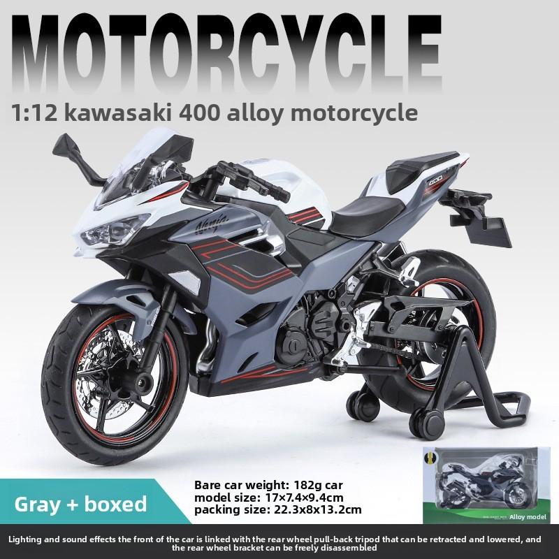 Ninja Simulation Kawasaki Motorcycle Model Toy With Sound And Light Functions