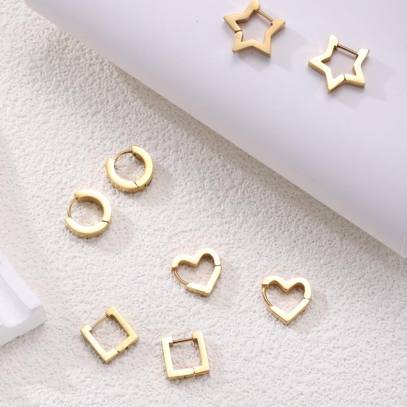 Minimalistischer Trend, Hochwertiger Titanstahl, Exklusive und Raffinierte Minimalistische Ohrringe