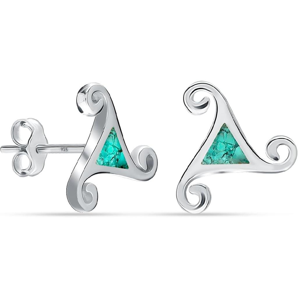 LeCalla 925 Sterling Silver Love-Knot Earring Stud Jewelry Italian Design Lightweight Twisted Love Knot Stud Earrings for Women