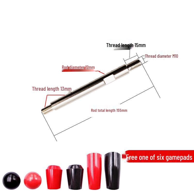Double-Ended Threaded Stainless Steel Drill Handle Lever