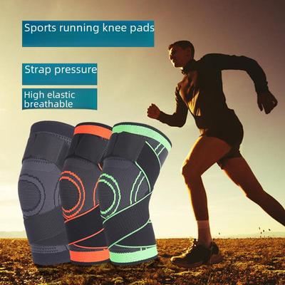 Ginocchiera Compressiva Antiscivolo da Uomo per Sport - Basket, Corsa, Ciclismo, Fitness - Sottile Calda Stile Bendaggio
