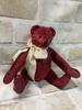 [USED] Teddy Bear Naomi Light Ruby RUBY ENGLAND Hard To Find Extremely Rare