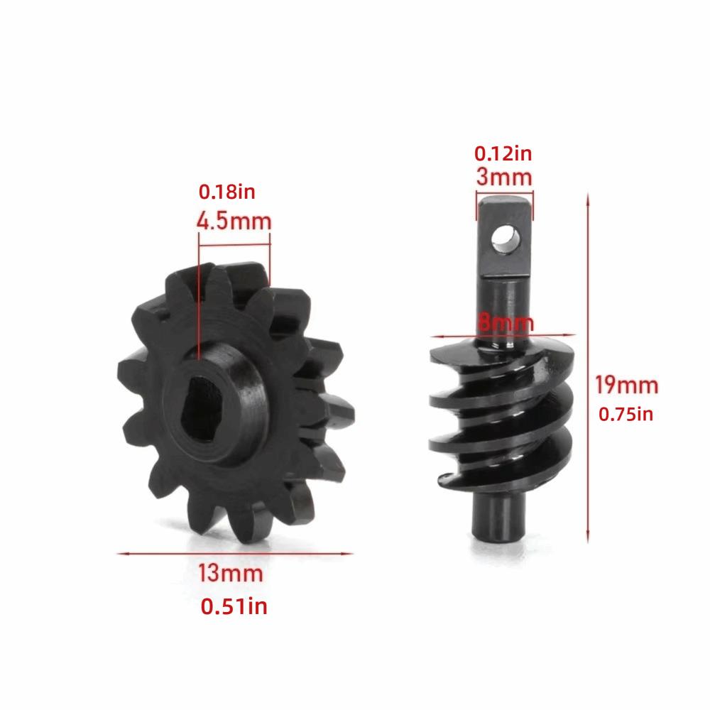 Steel Overdrive Differential Gear for Axial SCX24 C10 JLU Gladiator Bronco 1/24 RC Car Off-Road RC