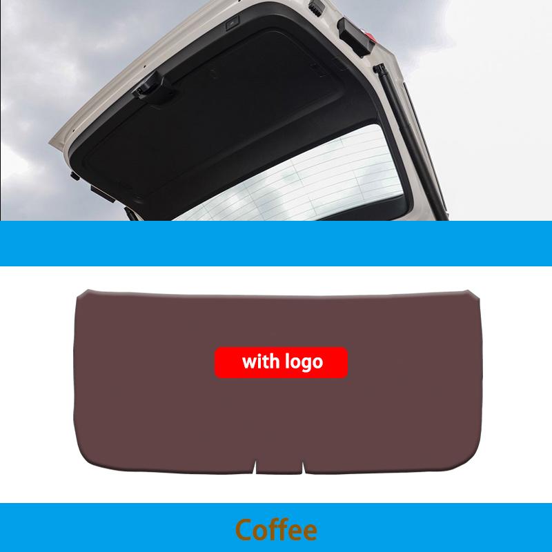 Car Rear Trunk Tailgate Anti-kick Protective Mat Leather Decoration Pad For Skoda Kodiaq 2025 2024 2017-2025 Accessories