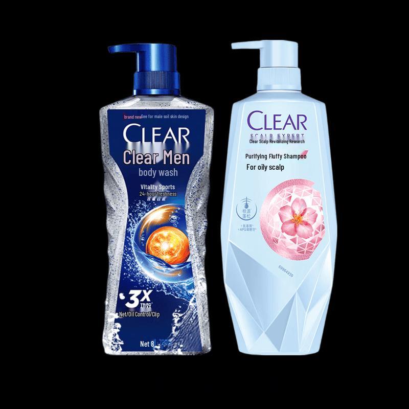 

Набор Clear Men Active Sport Гель для душа и Шампунь для контроля жирности кожи тела