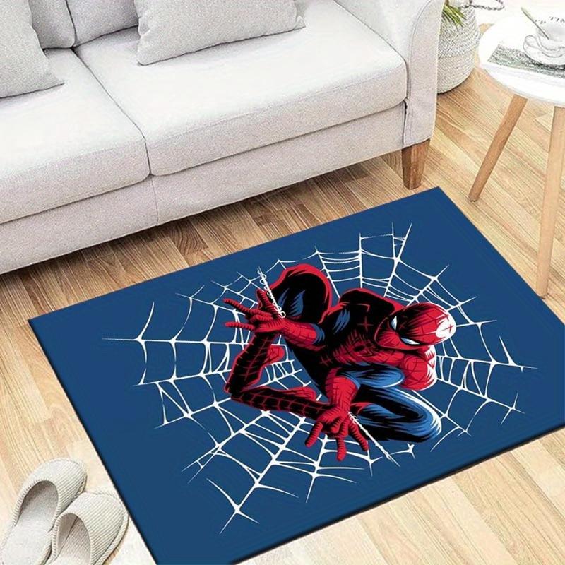

1pc Spider-Man Pattern Area Rug Soft Flannel Floor Mat for Living Room, Office, Bedroom and Carpet, Sofa Coffee Table Floor Mat 60cm by 90cm