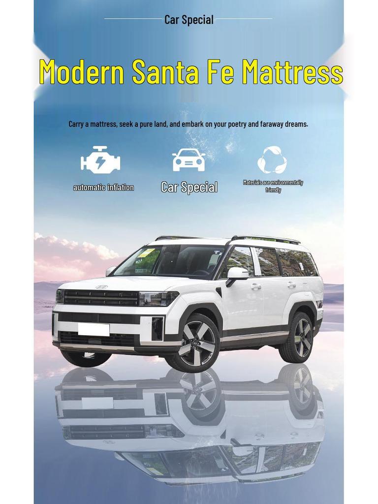 Hyundai Santa Fe Car Mattress: Rear Seat and Trunk Sleeping Mats