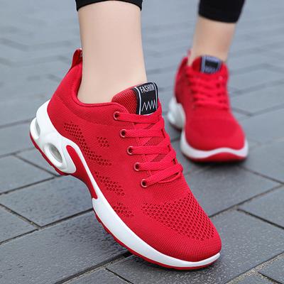 Mode Damen 2024 Neue Luftkissen Schuhe Koreanischer Modetrend Damenschuhe Weiche Sohle Atmungsaktive Sportschuhe Damen