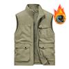 Reversible Multi-Pocket Fishing Vest - Autumn/Winter Large Size Workwear