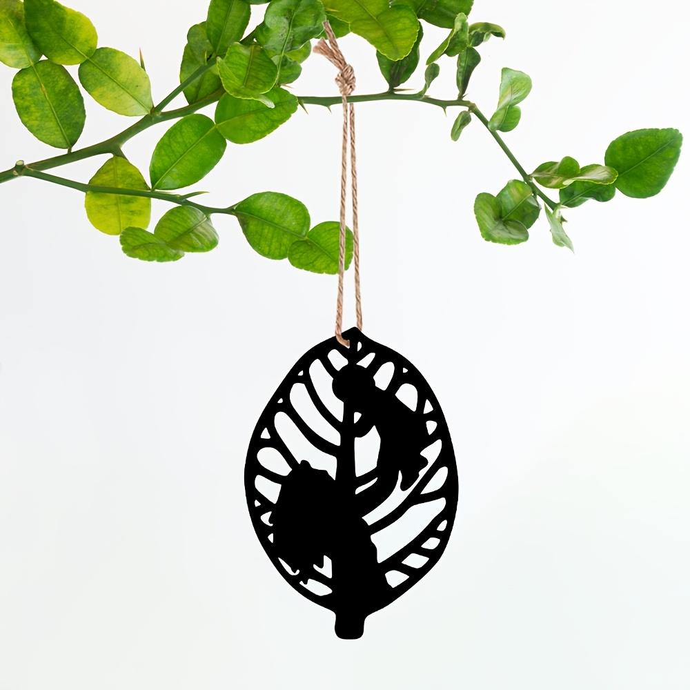 Black Wrought Iron Leaf Memento Mother Day Decorative Ornament, Heartfelt Gift for Mom, Express Love for Cherished Person