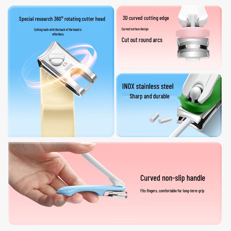 THREE SEVEN777 360° Rotating Nail Clipper