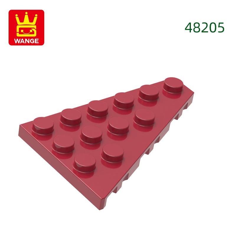 Non-Toxic 50Pcs/Lot 48205 4X6 Wedge Right Plate Building Blocks Moc Classic Accessories Compatible With Brick Toys Children Gift Box