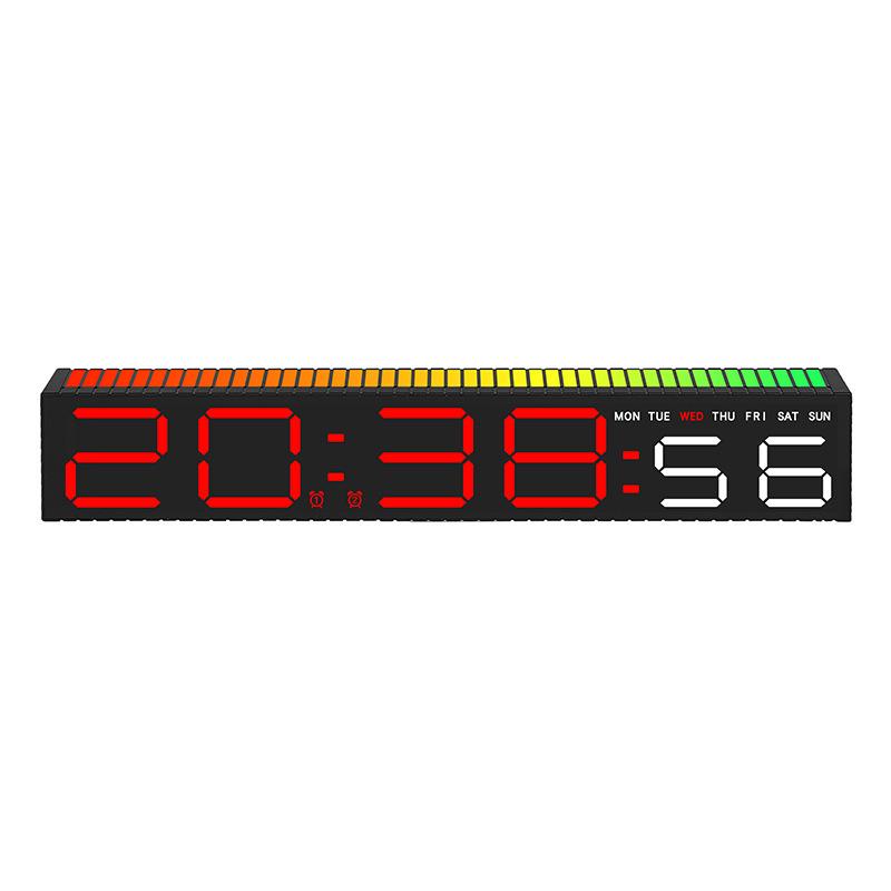 Creative LED Sound-Activated Alarm Clock with Tabletop Design 5517
