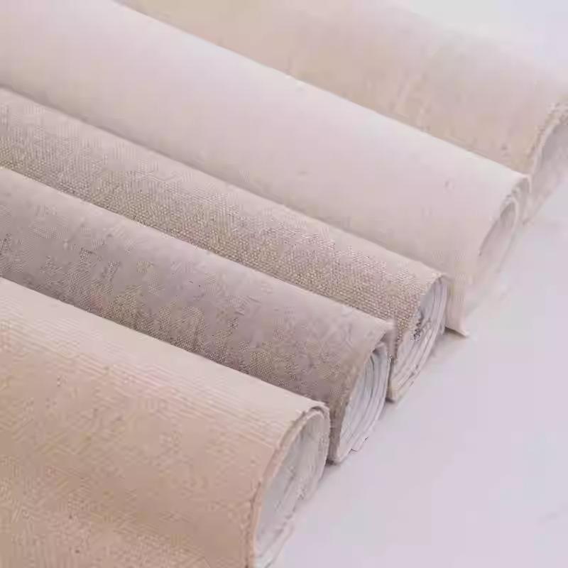 Płótno mieszanka lnu powlekane średnioziarniste naciągnięte na blejtram do malarstwa olejnego