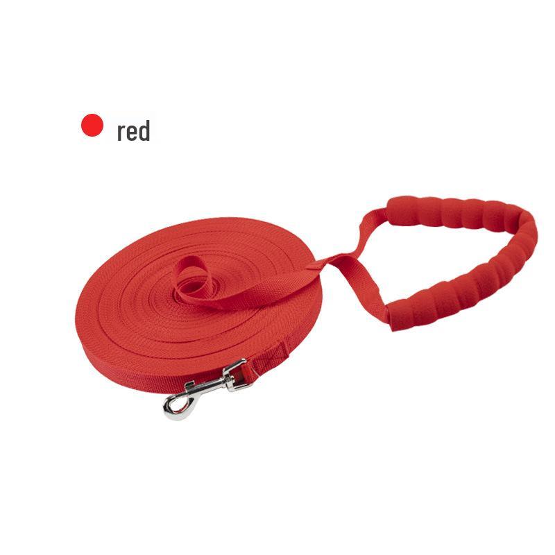 

Multicolor Foam Handle Dog Leash for Running & Swimming 1.2m x 2cm червоний