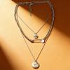2026 New Fashion Trend Ins Pendant Necklaces Women Spliced Multi Layer Layered Necklaces Minimalist Party Festival Jewelry Gift