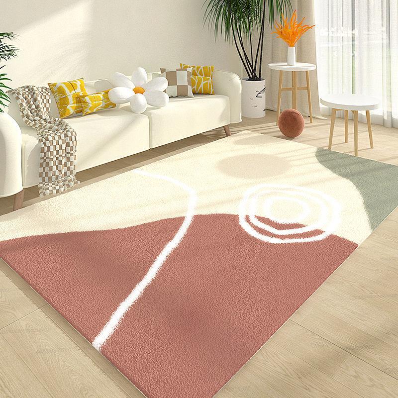 Carpet Living Room Modern Simple Nordic Home Sofa Tea Table Carpet Bedroom Bedside Thick Floor Mat